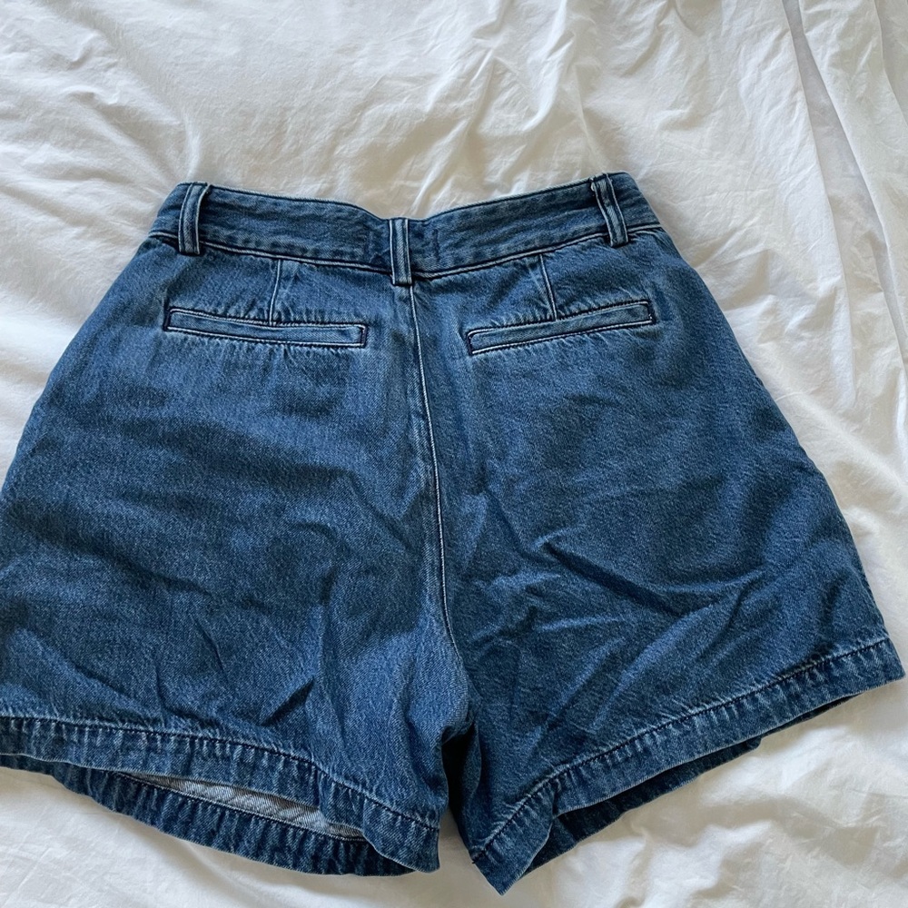 Madewell The Harlow Super wide Jean Shorts Size 26 - Picture 5 of 7